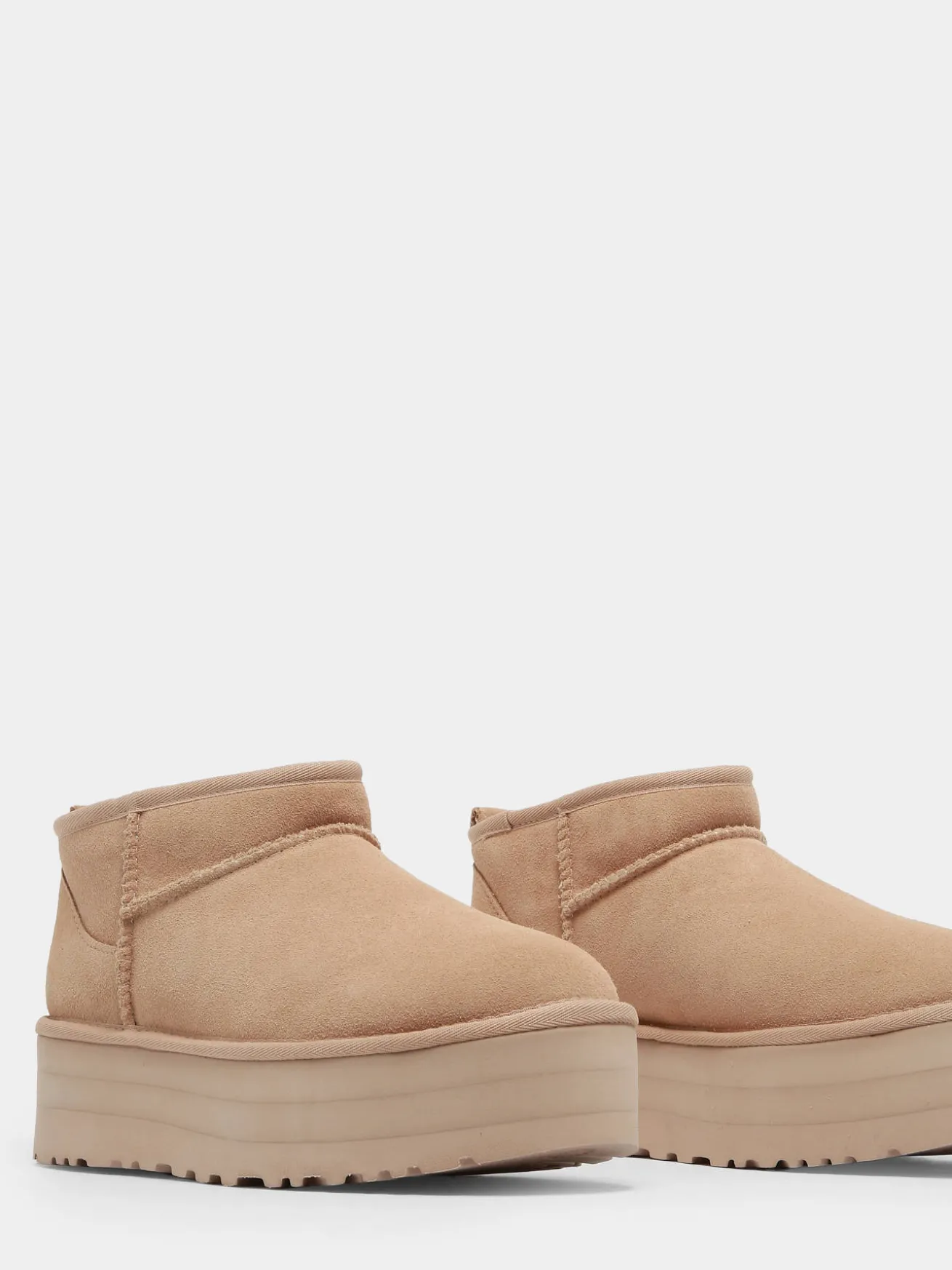 Boots Classic Ultra Mini Platform en cuir UGG