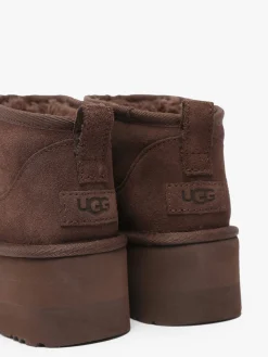 Boots Classic Ultra Mini Platform en cuir UGG