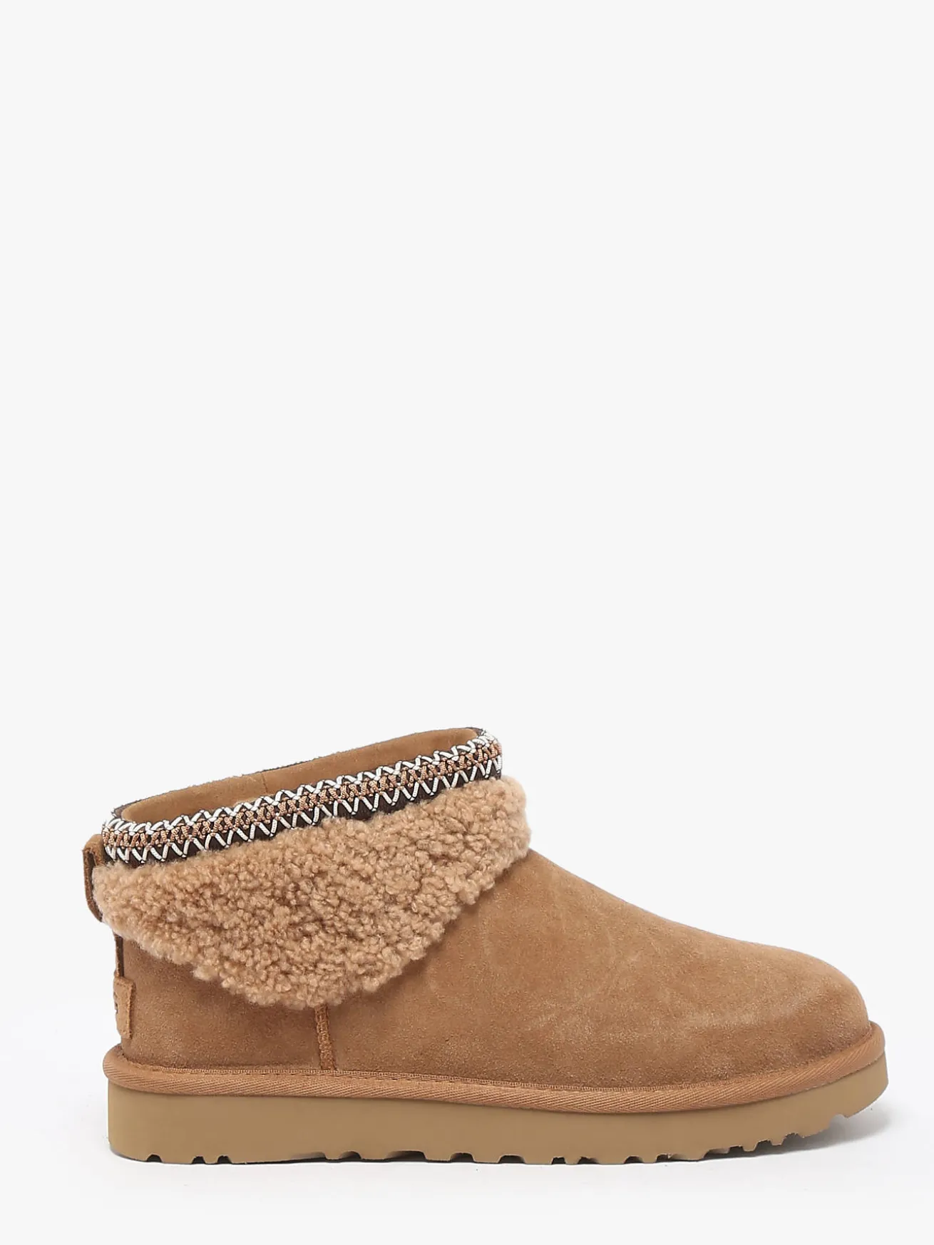 Boots Classic Ultra Mini Maxi Curly en cuir UGG