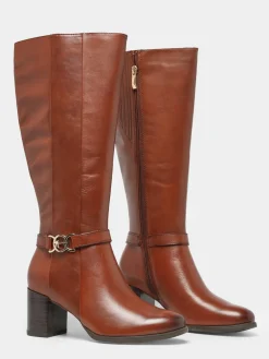 Bottes à talon en cuir TAMARIS