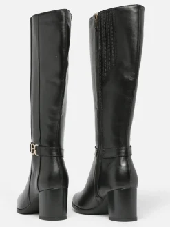 Bottes à talon en cuir TAMARIS