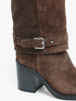 Bottes à talon Selena en cuir ALPE