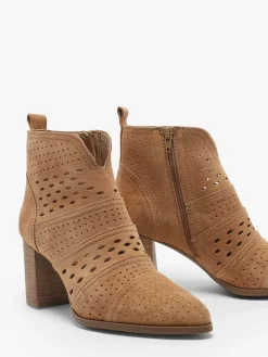 Bottines à talon City en cuir ALPE
