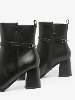 Bottines à talon en cuir TAMARIS