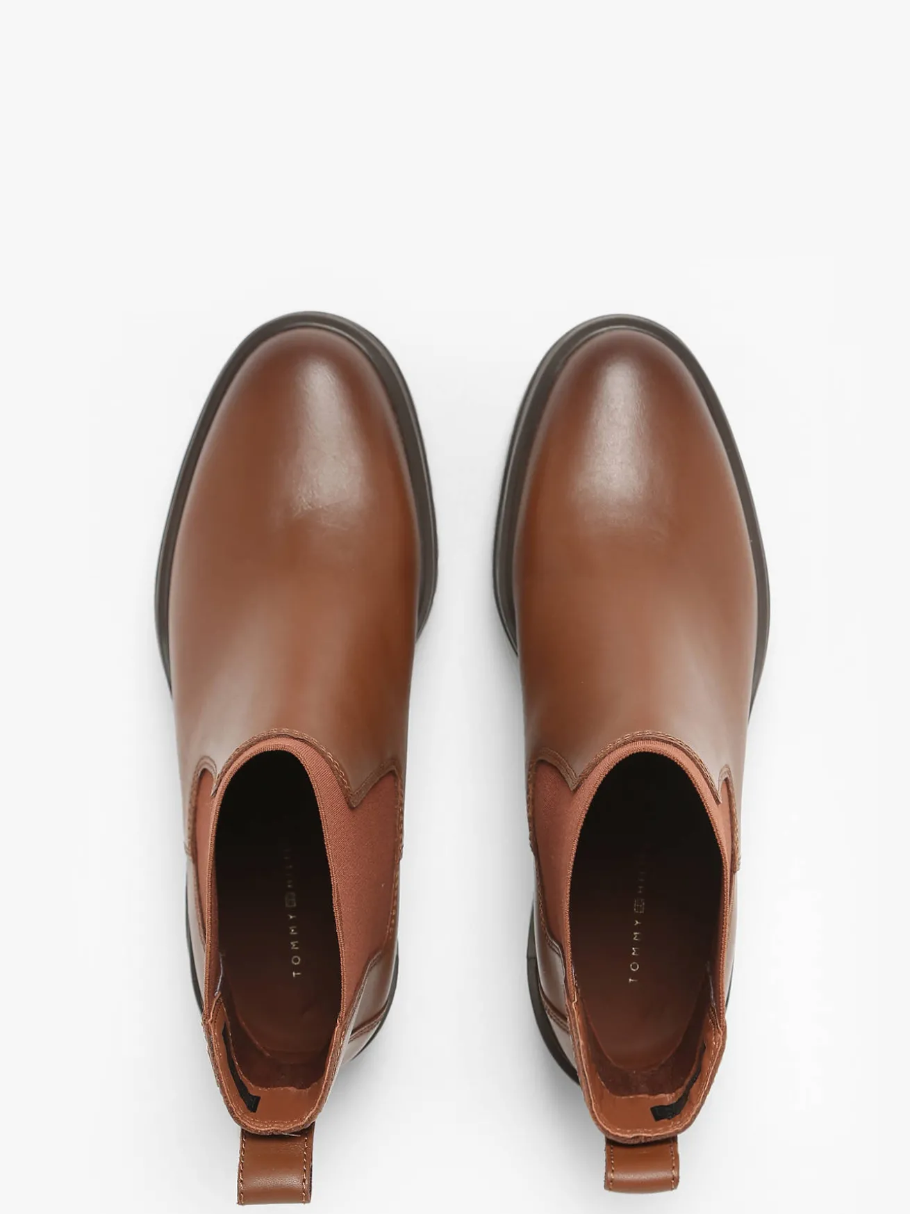 Bottines à talon en cuir TOMMY HILFIGER