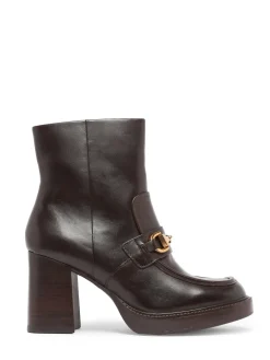 Bottines à talon en cuir TAMARIS