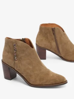 Bottines à talon Natax en cuir MAM'ZELLE
