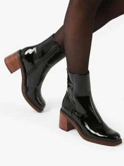 Bottines à talon Rebabi en cuir MAM'ZELLE