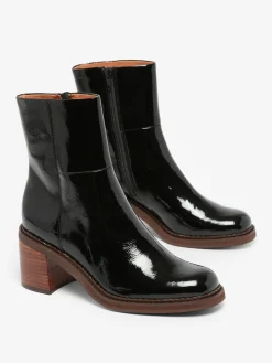 Bottines à talon Rebabi en cuir MAM'ZELLE