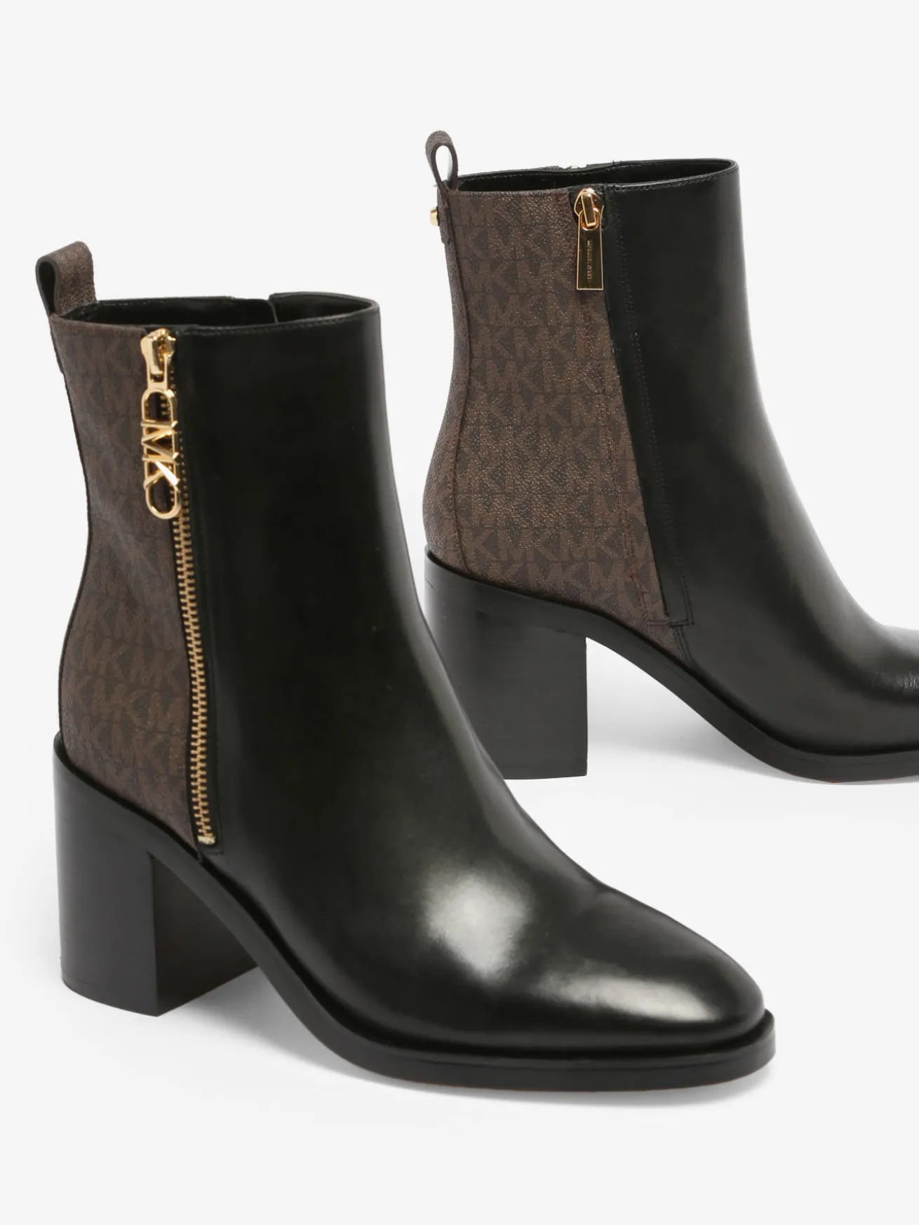 Bottines à talon Regan en cuir MICHAEL KORS