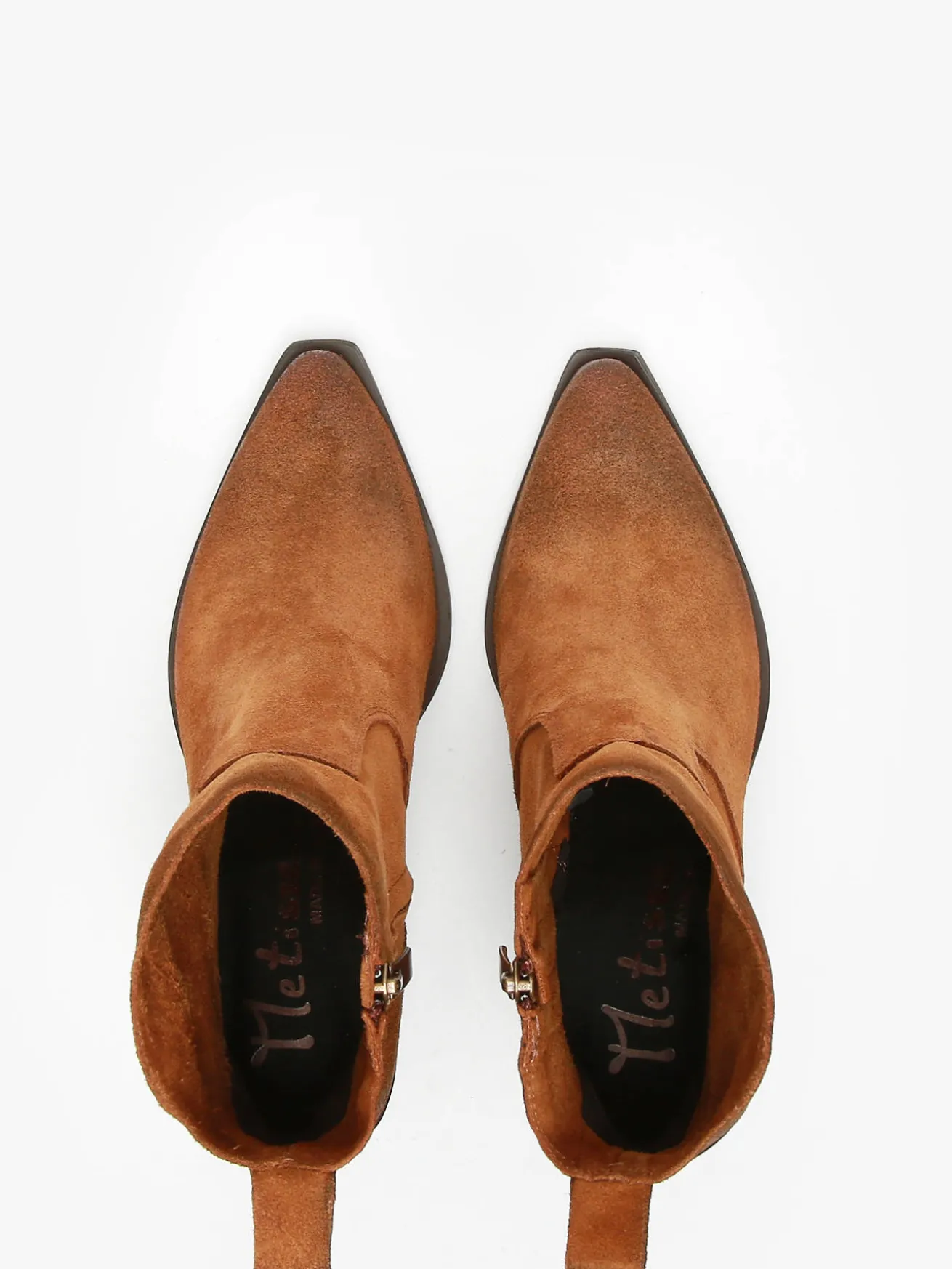 Bottines à talon Tronchetti Texani en cuir METISSE