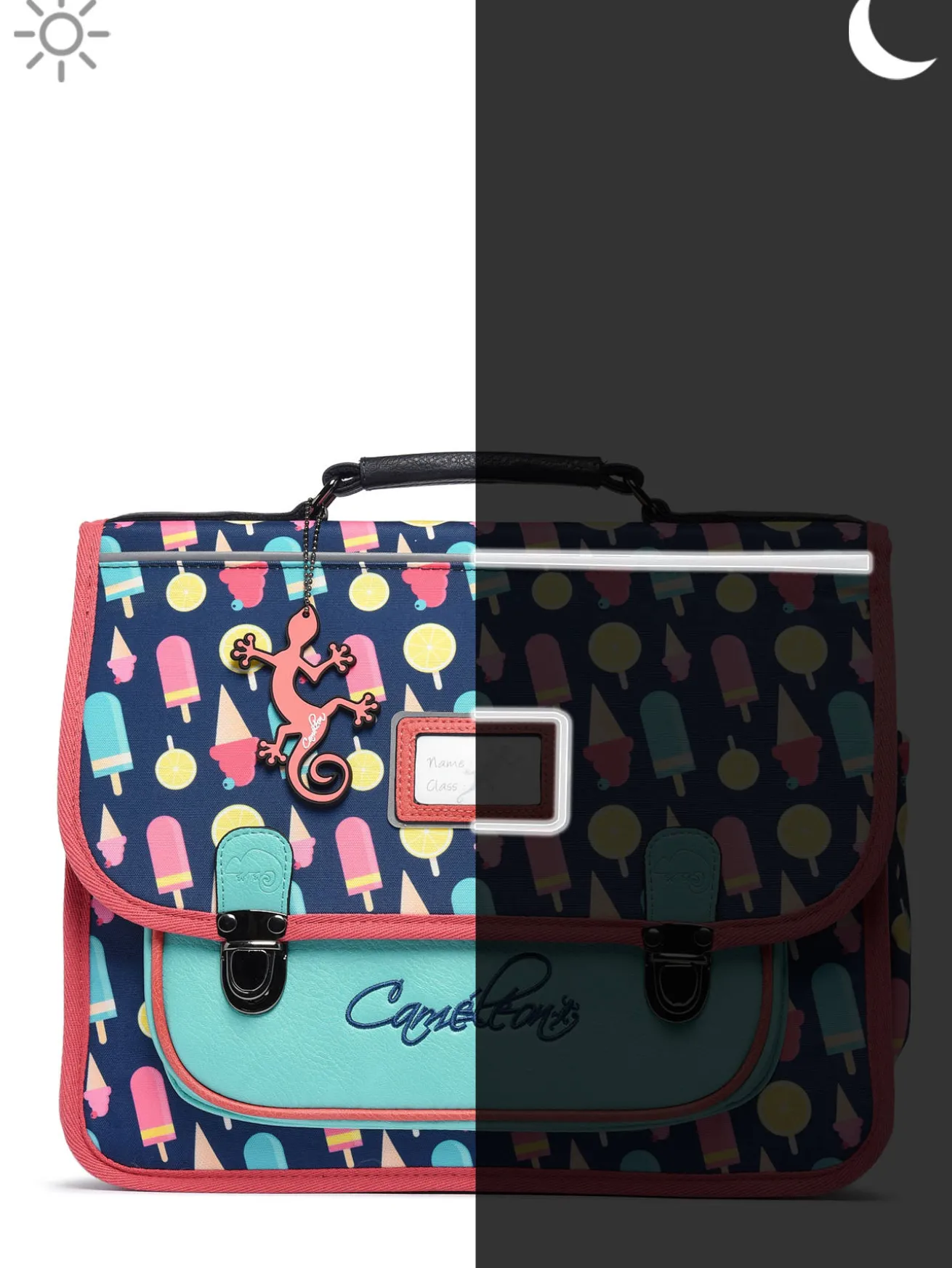 Cartable 1 compartiment CAMELEON