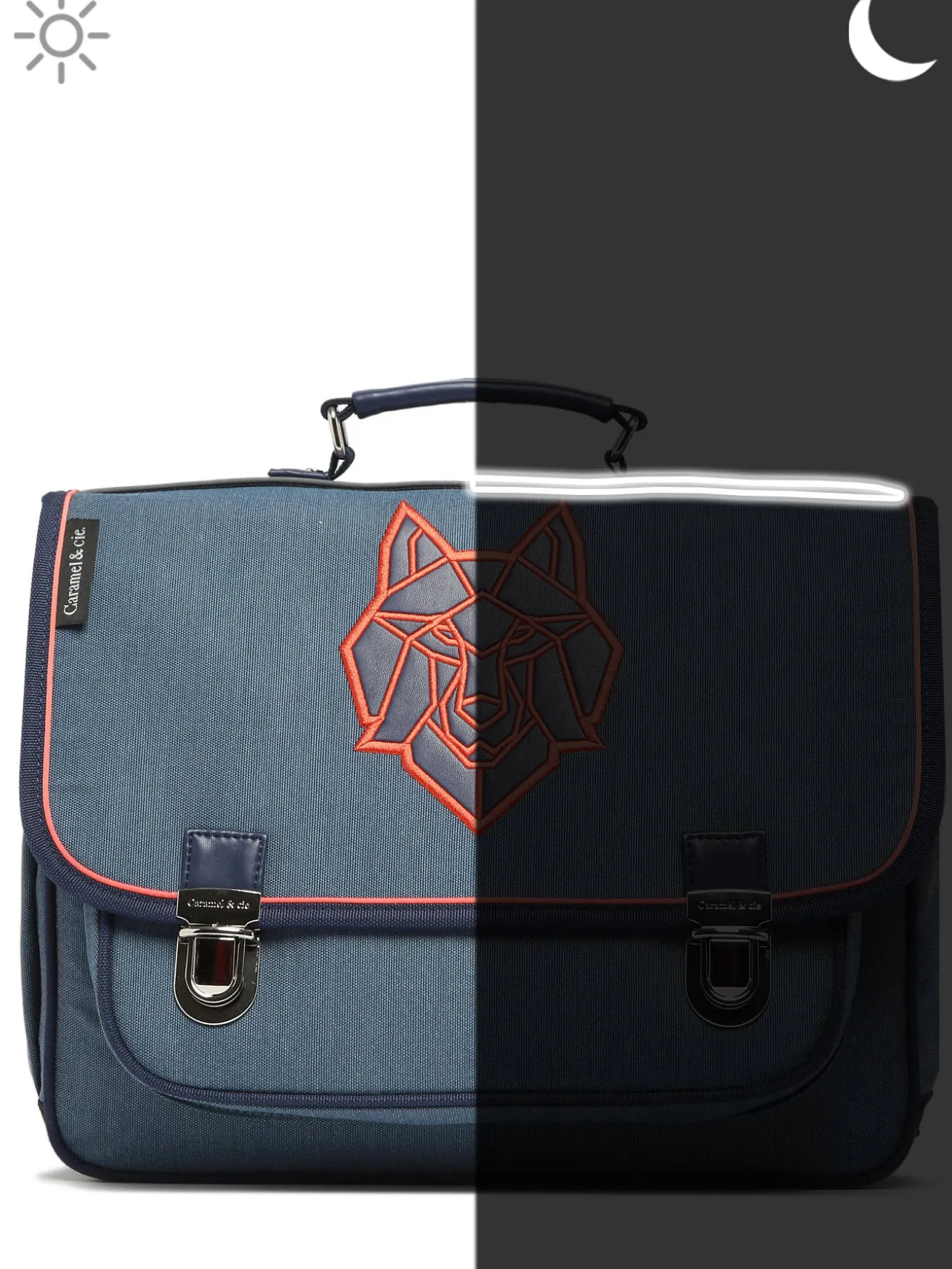 Cartable 2 compartiments CARAMEL ET CIE
