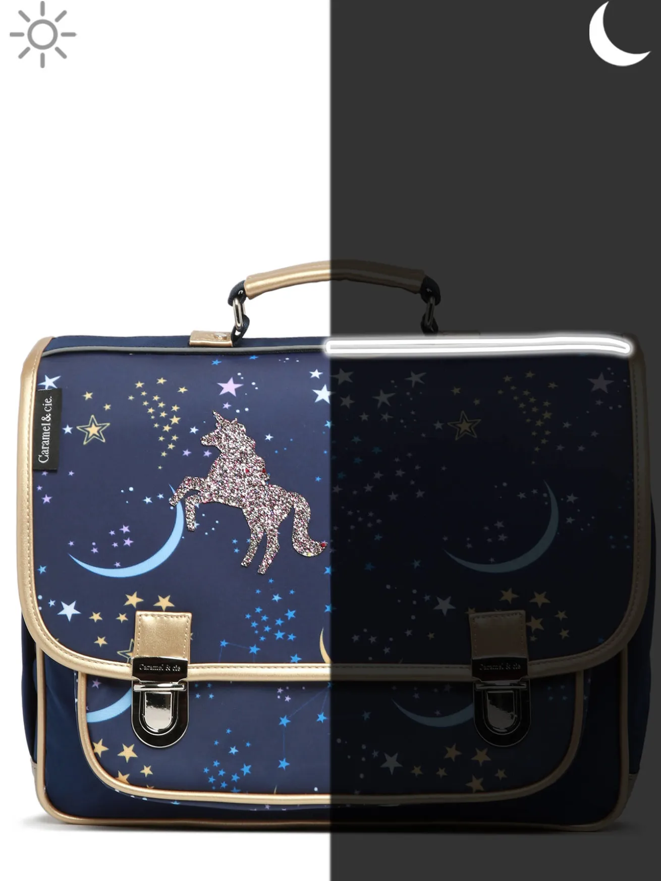 Cartable 2 compartiments CARAMEL ET CIE