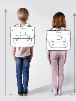 Cartable 2 compartiments Lily Boys STONES AND BONES