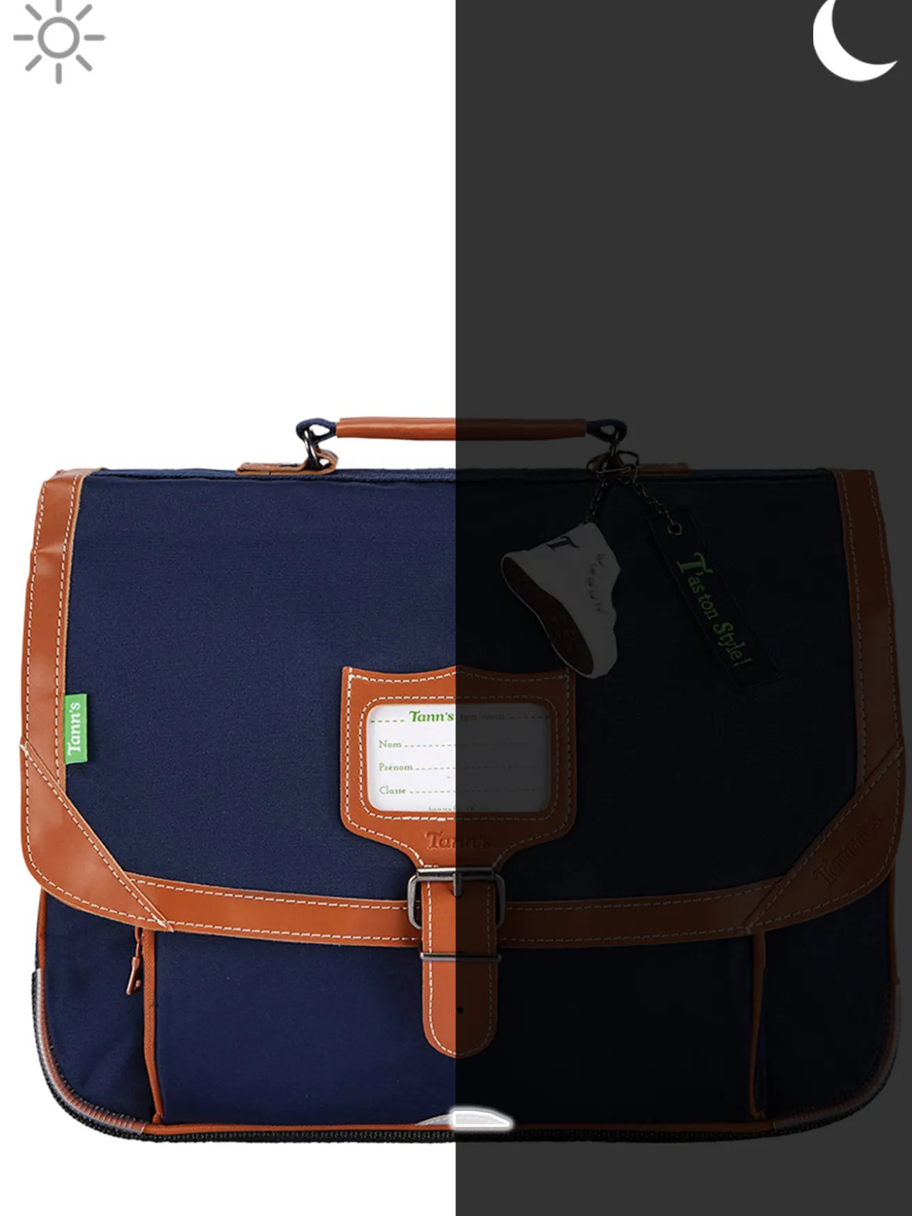Cartable 2 compartiments TANN'S