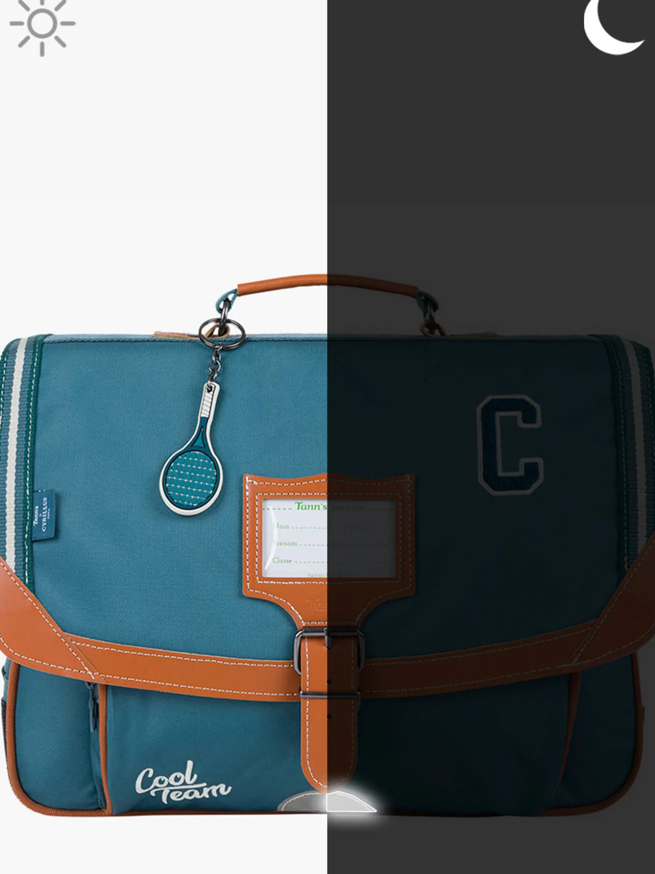 Cartable 2 compartiments TANN'S