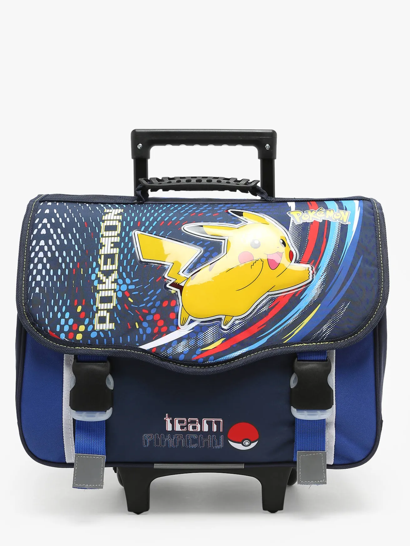 Cartable à roulettes 2 compartiments POKEMON