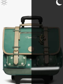 Cartable à roulettes 3 compartiments CAMELEON