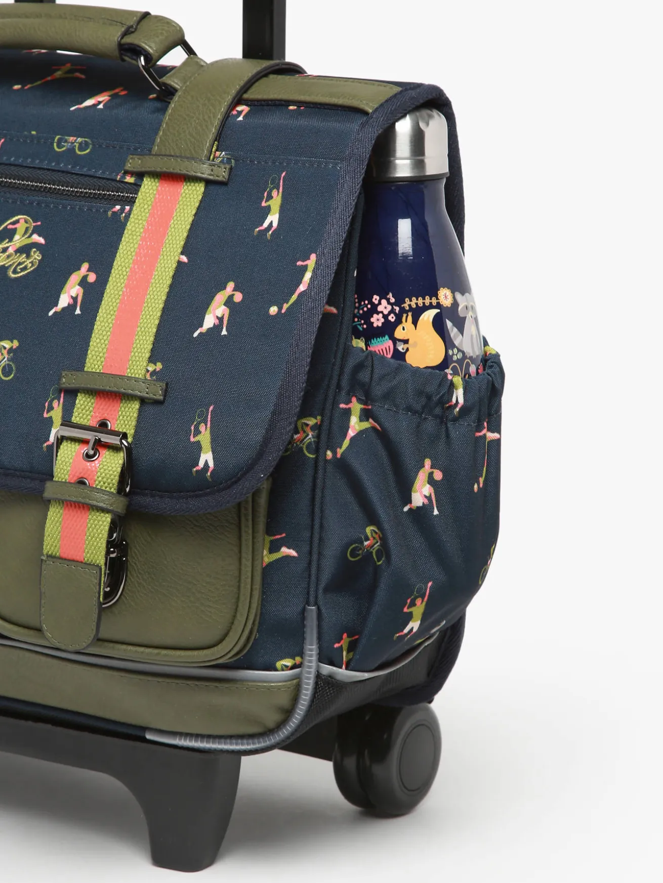 Cartable à roulettes 2 compartiments CAMELEON