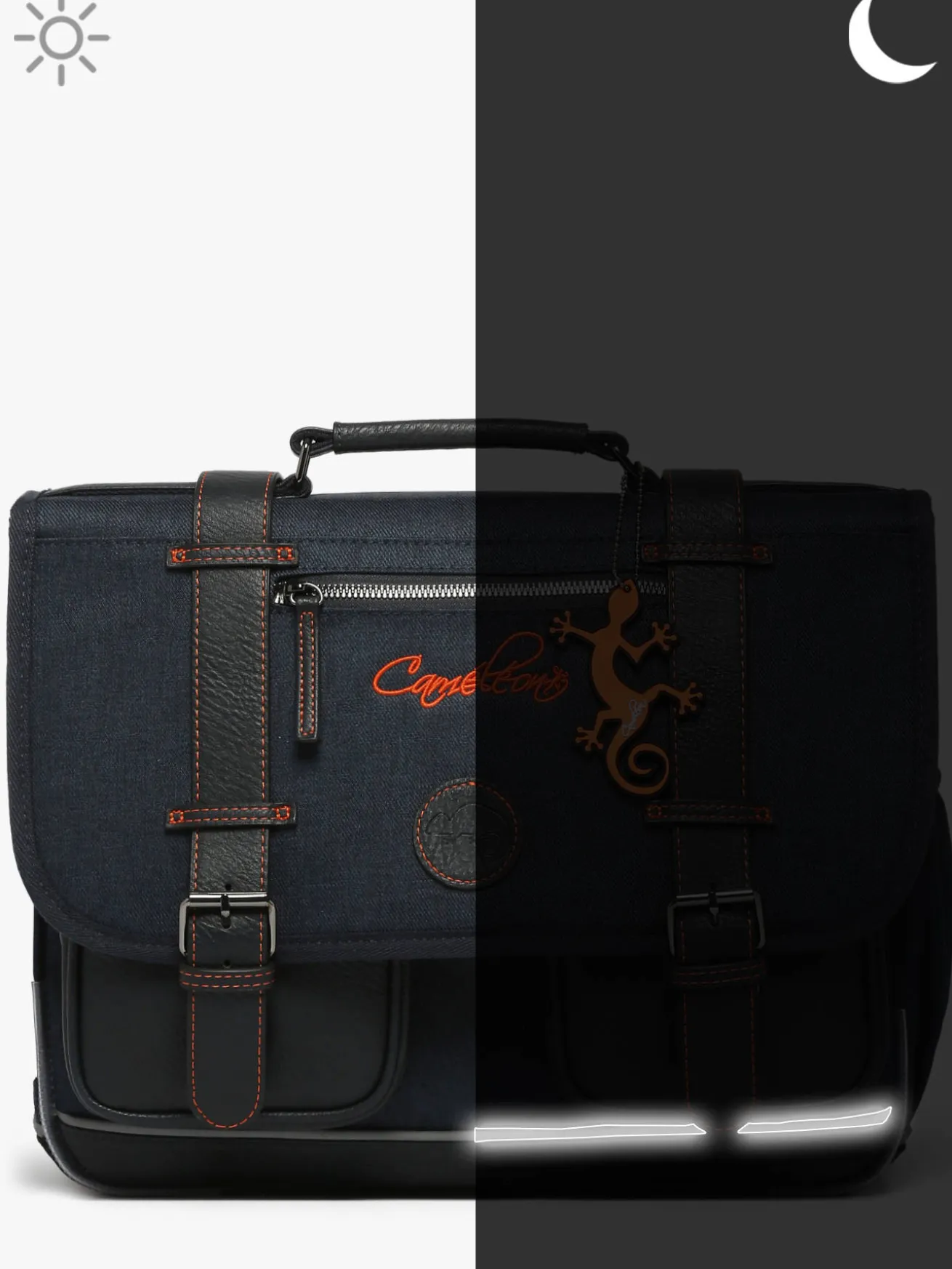 Cartable enfant 2 compartiments CAMELEON