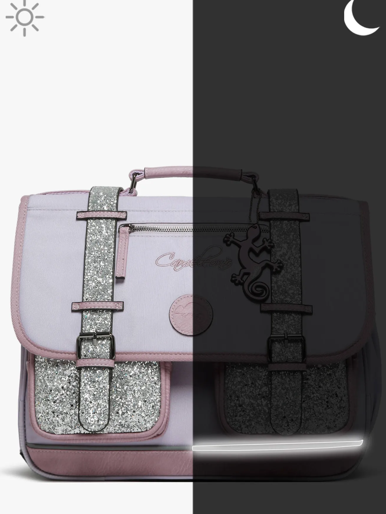 Cartable enfant 2 compartiments CAMELEON