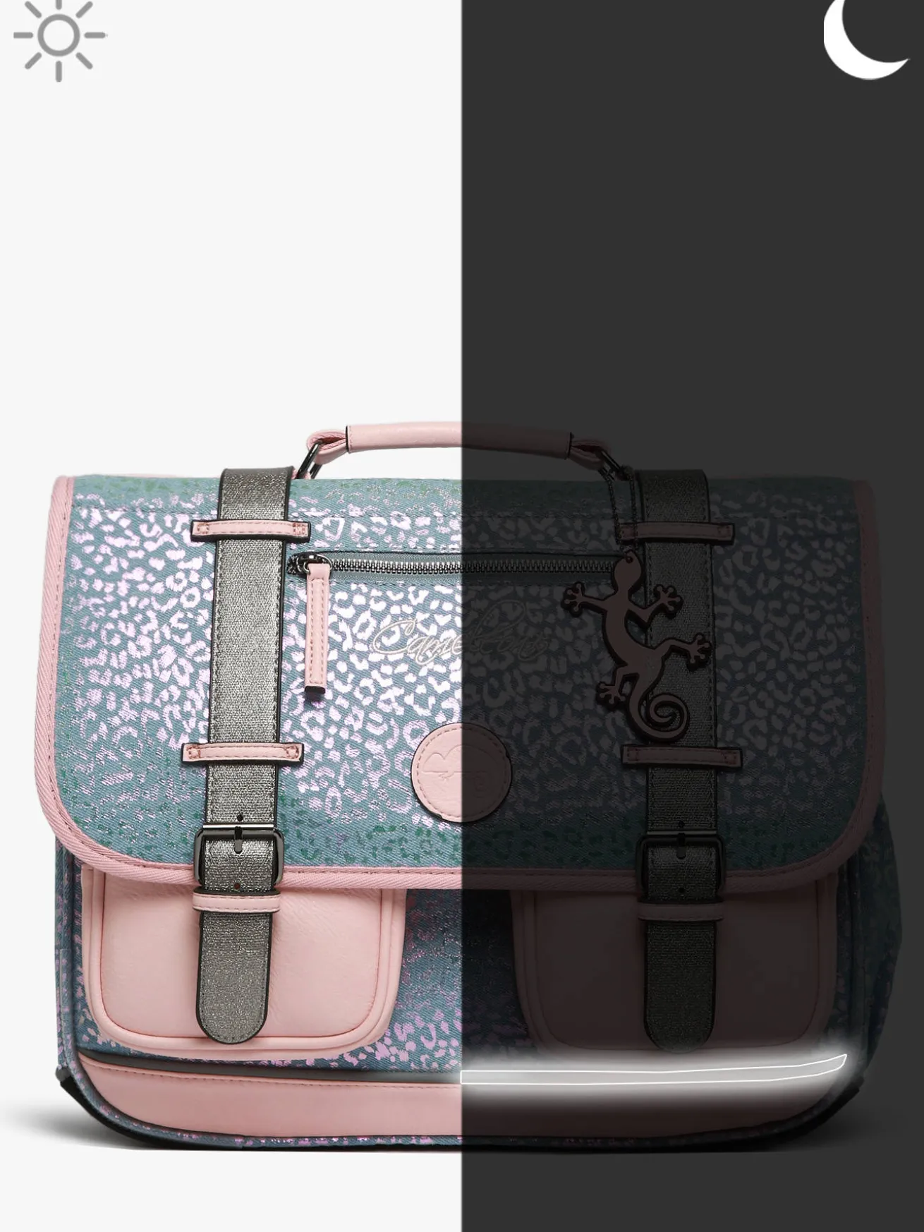 Cartable enfant 2 compartiments CAMELEON