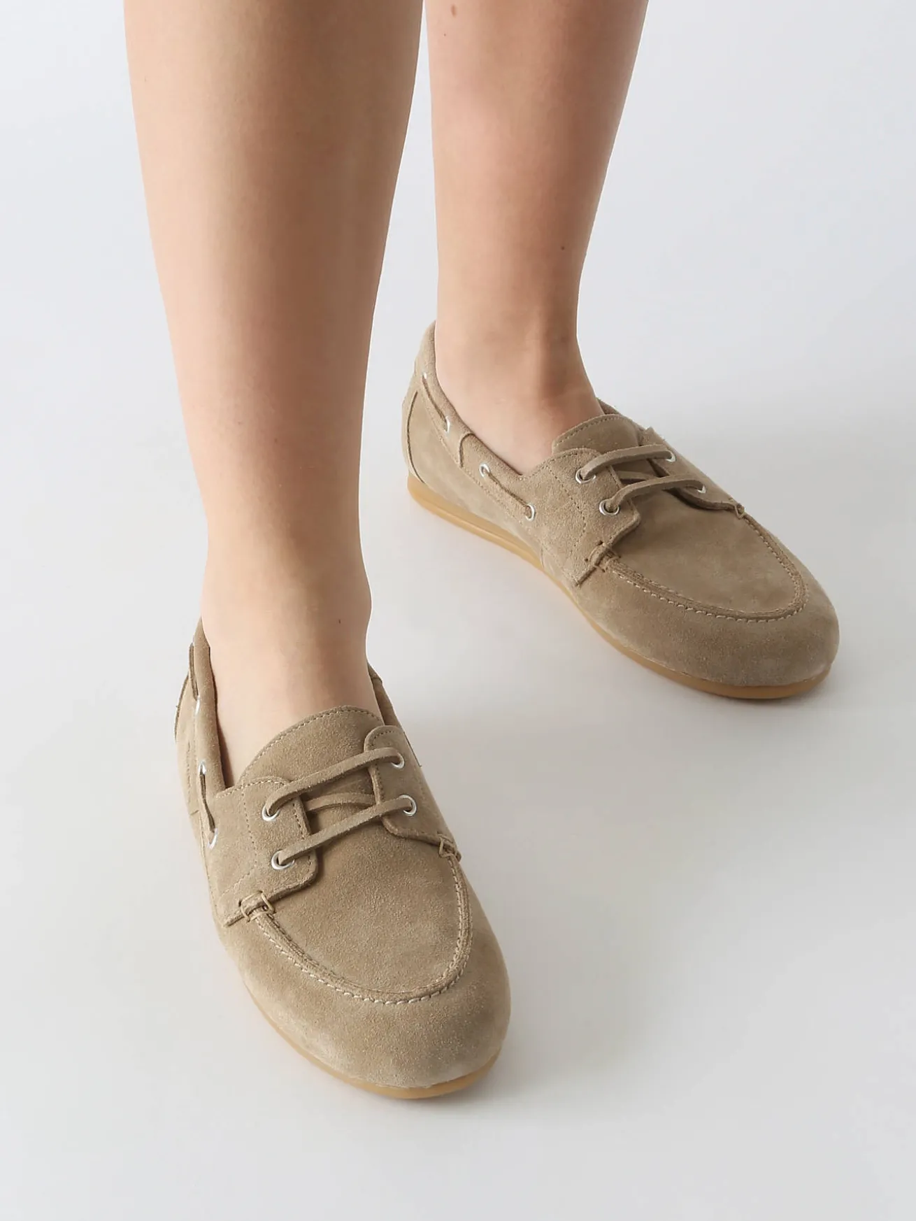Chaussures bateau en cuir TAMARIS