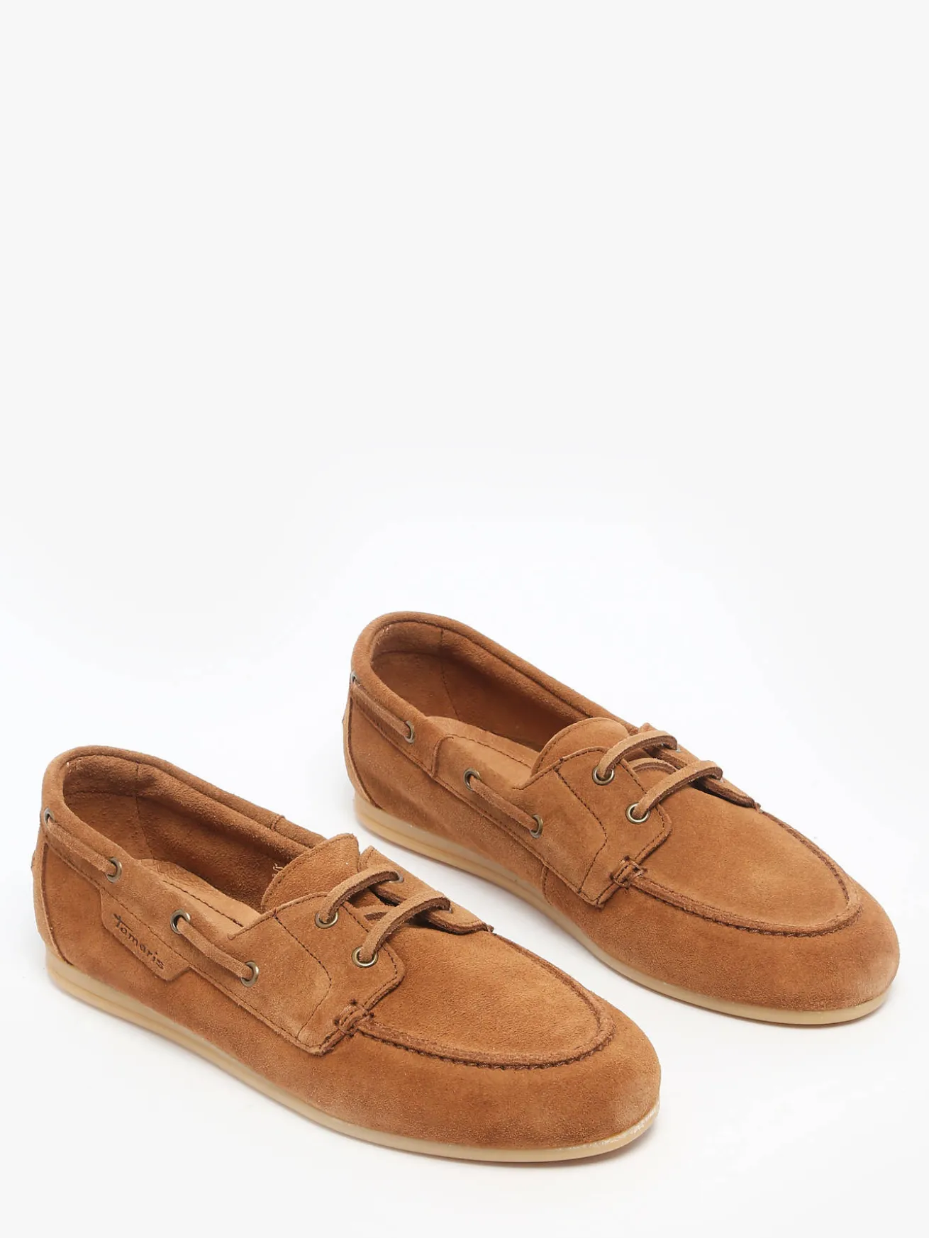 Chaussures bateau en cuir TAMARIS