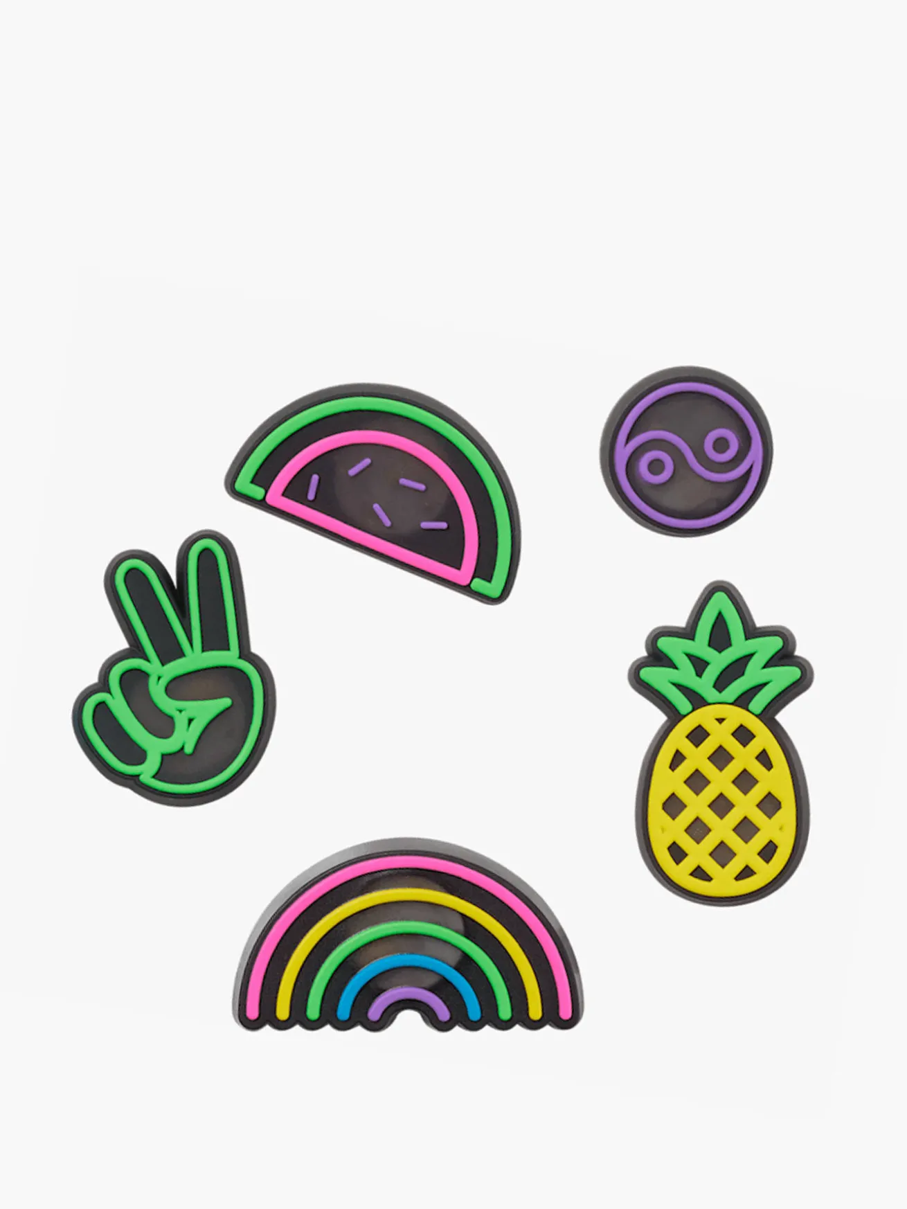 Lot de 5 charms Lights Up Fun CROCS