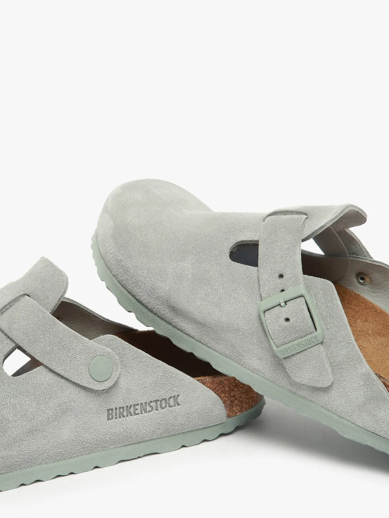 Mules Boston en cuir BIRKENSTOCK