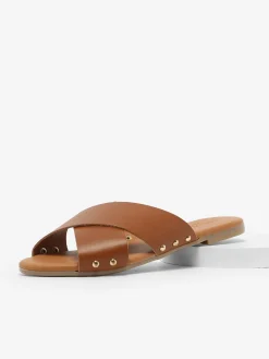 Mules en cuir PIECES