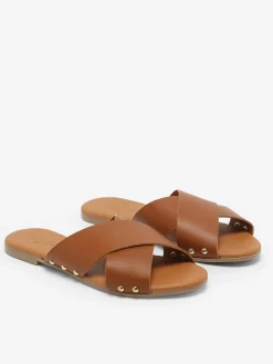 Mules en cuir PIECES