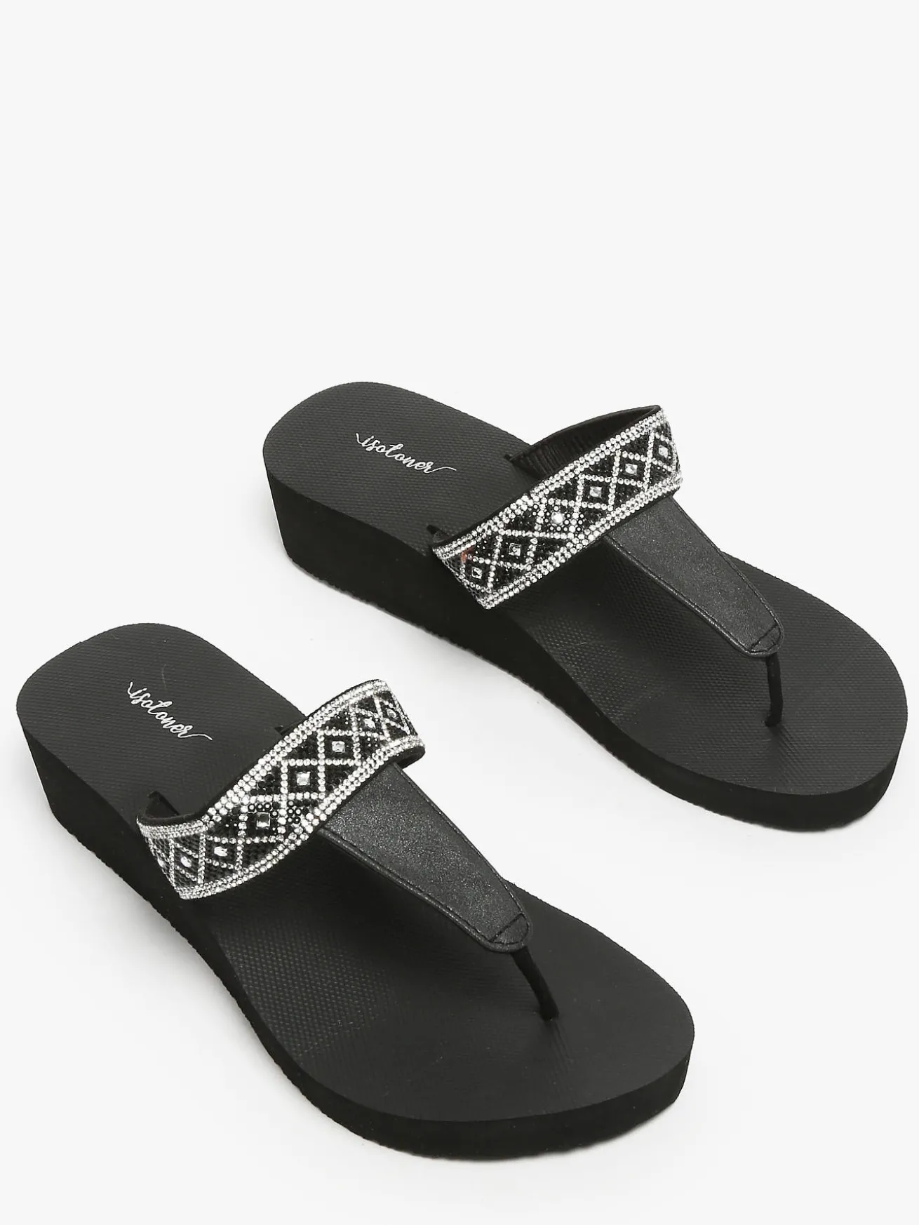 Nu-pieds à talon ISOTONER