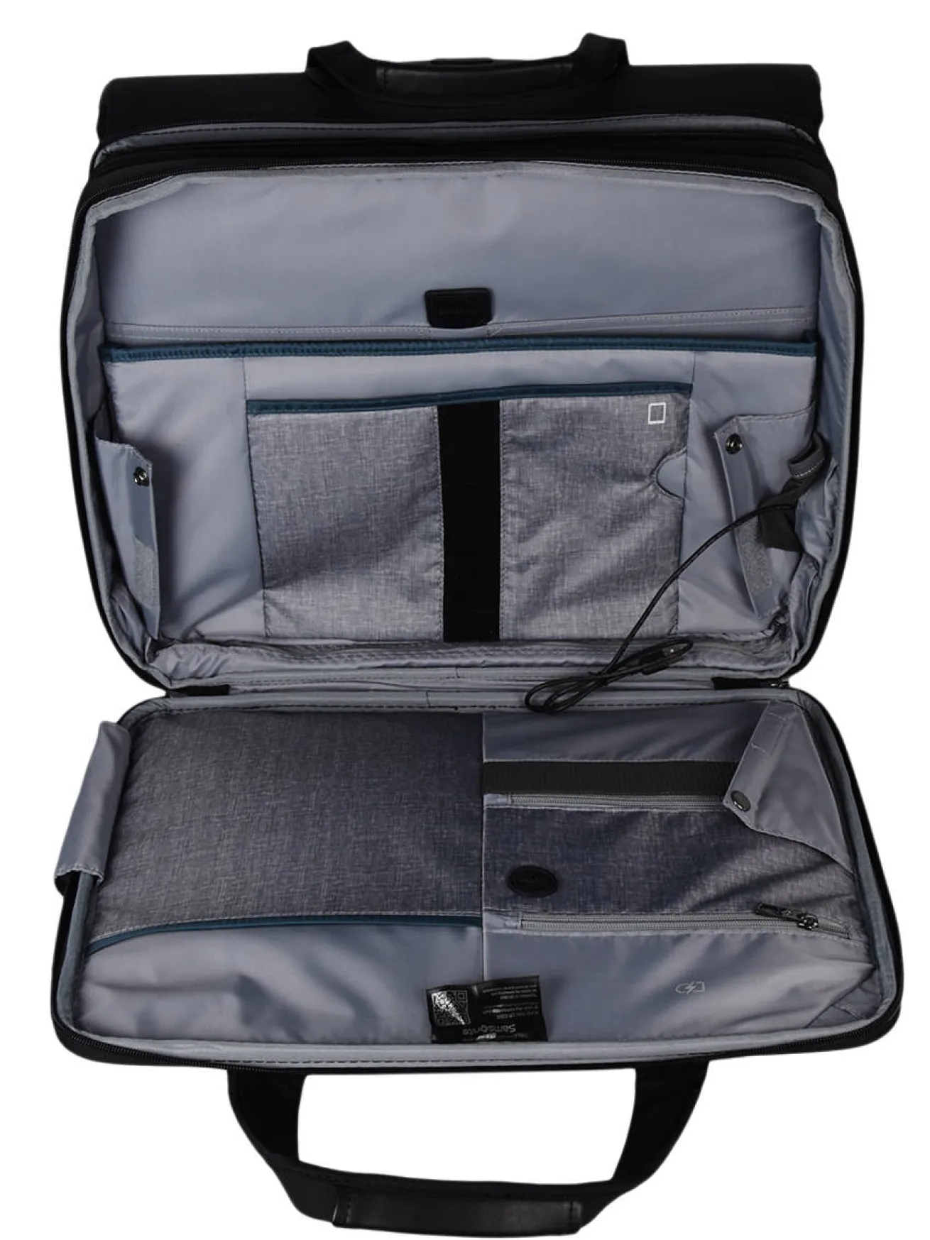 Pilot-case à roulettes 2 compartiments + PC 17" SAMSONITE