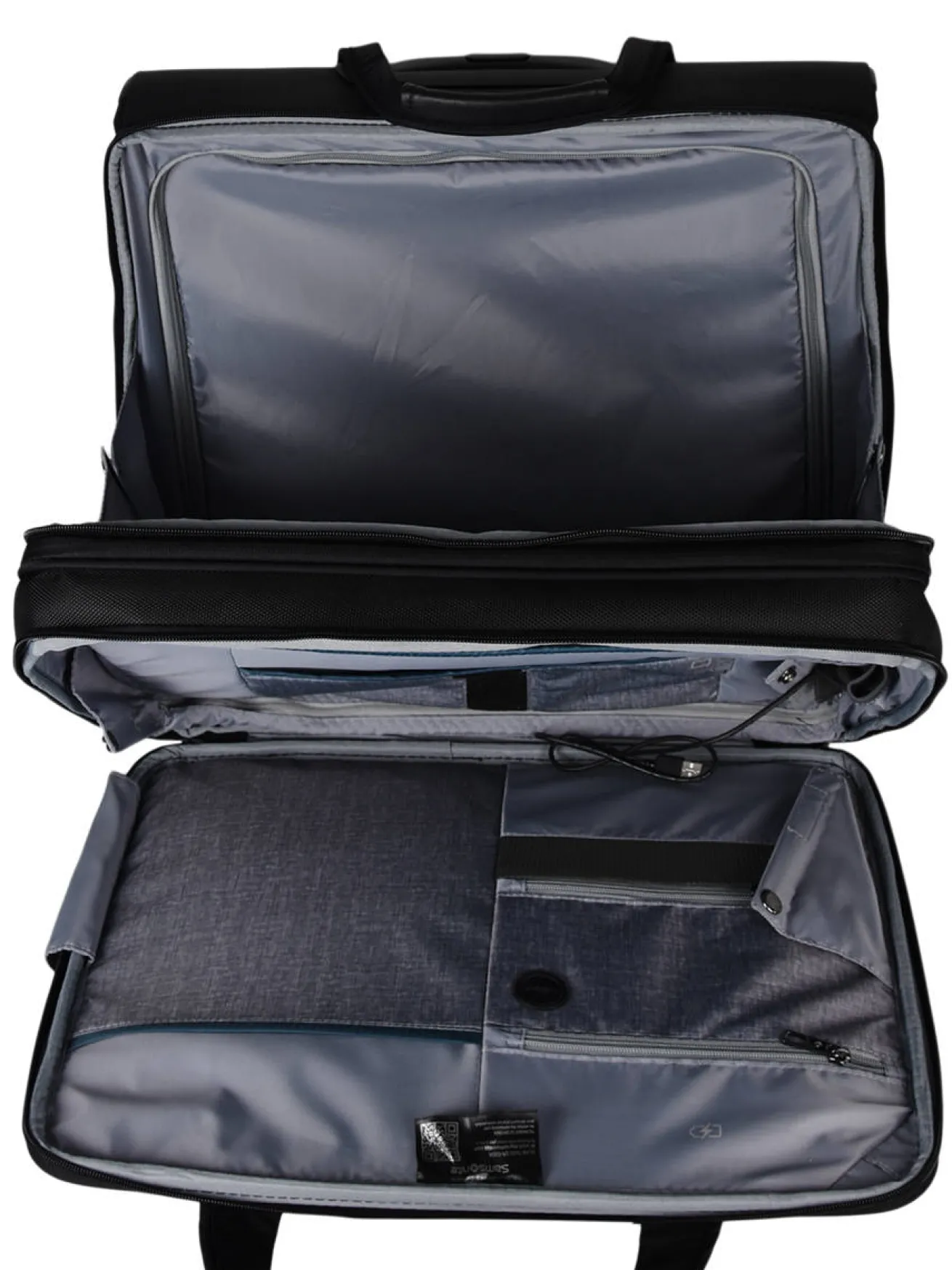 Pilot-case à roulettes 2 compartiments + PC 17" SAMSONITE