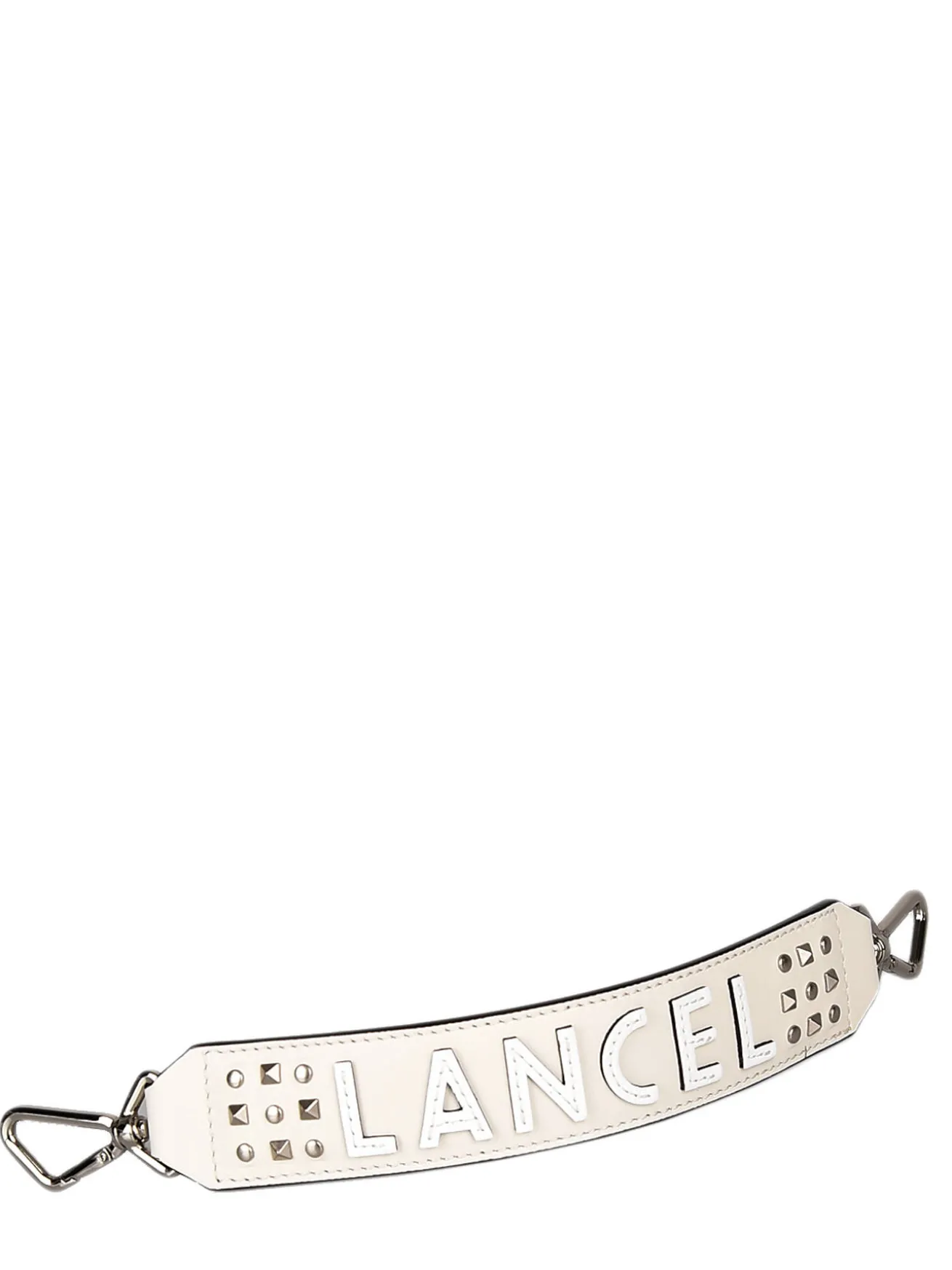 Poignée amovible Ninon Studs cuir LANCEL