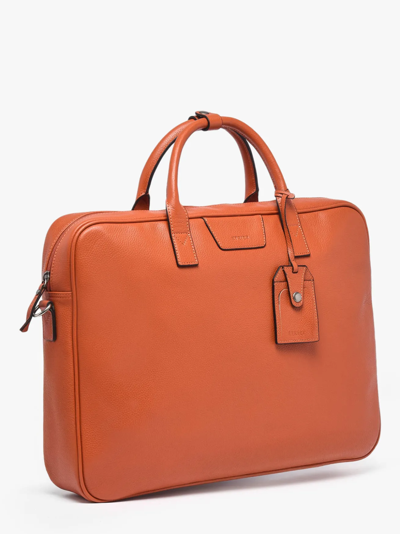 Porte documents Flandres (main) 1 compartiment + PC 17" cuir ETRIER