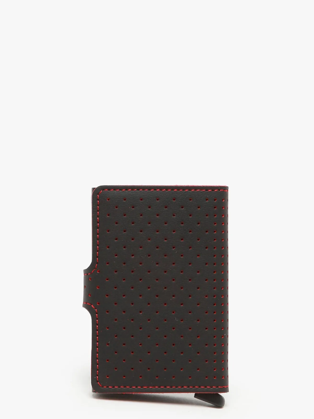 Porte-cartes cuir perforé SECRID