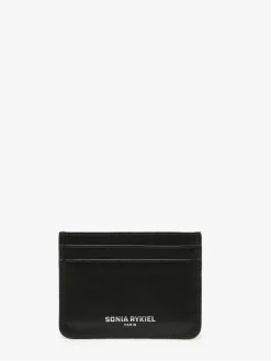 Porte-cartes Domino leather et studs SONIA RYKIEL