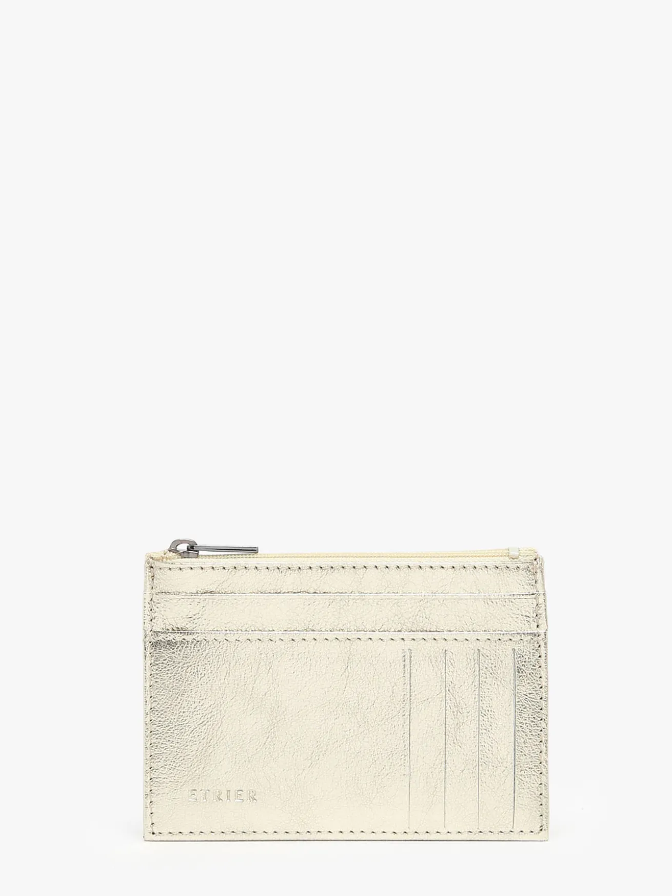 Porte-cartes Etincelle irisée cuir ETRIER
