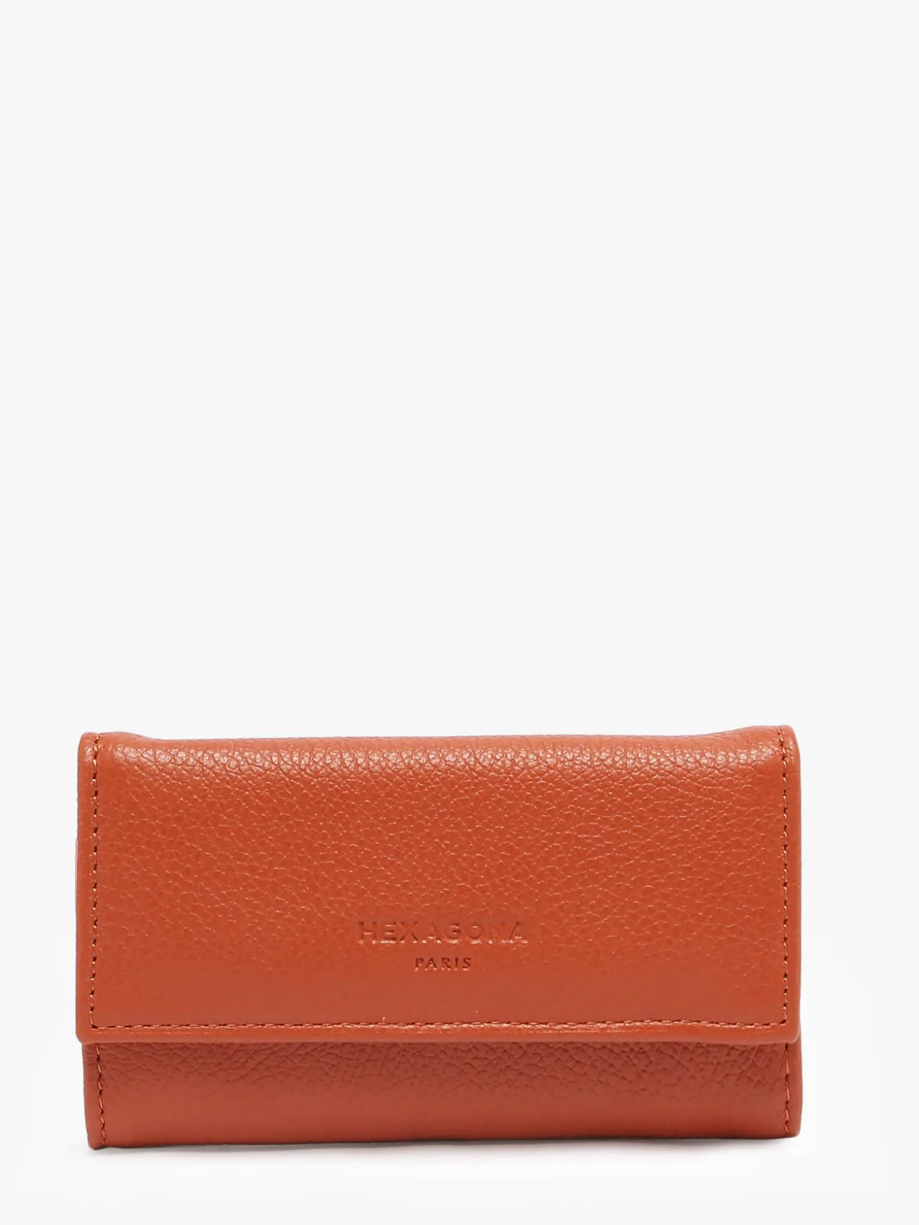 Porte-clefs cuir HEXAGONA