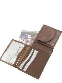 Portefeuille cuir CRINKLES