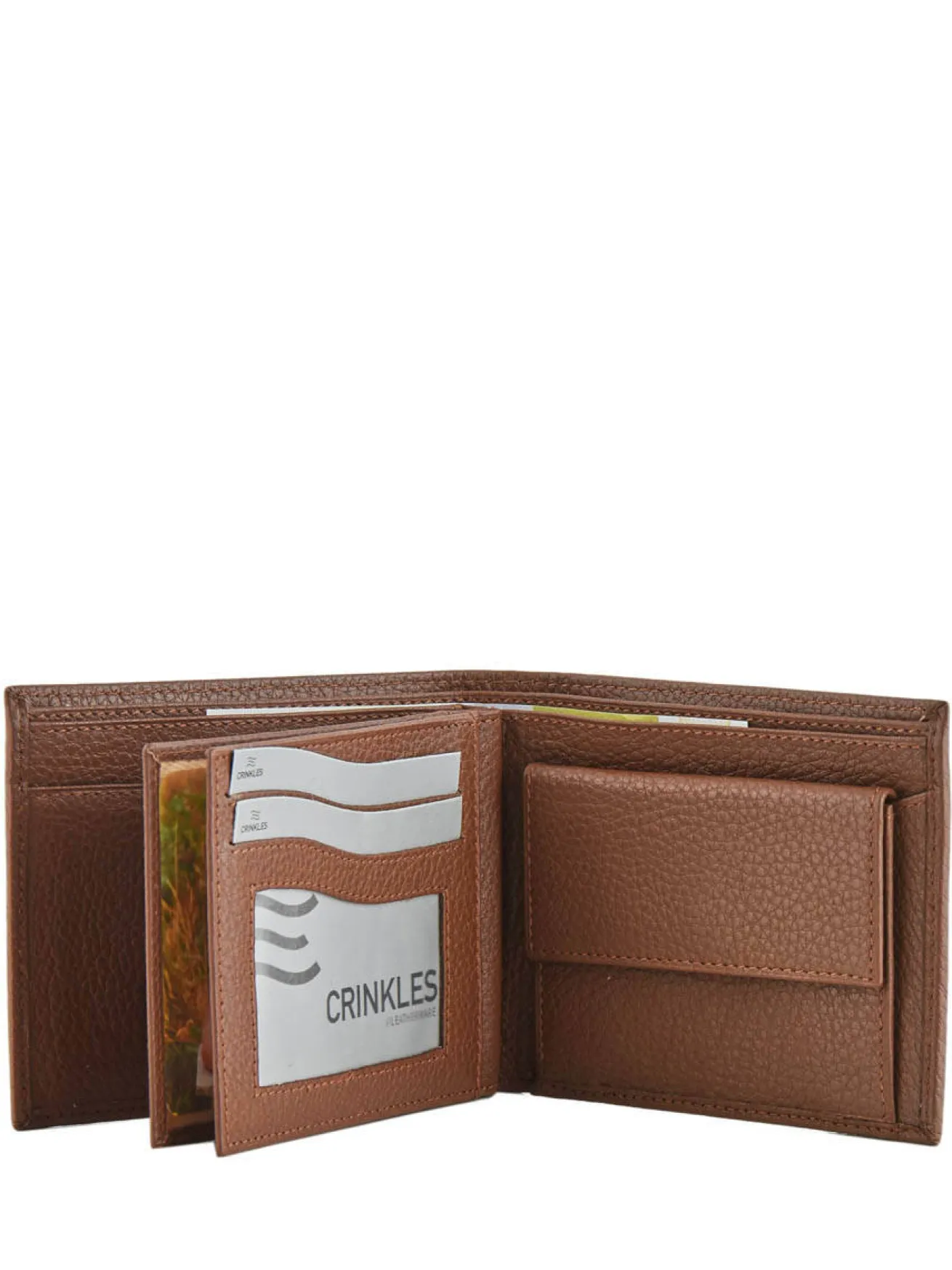 Portefeuille cuir CRINKLES