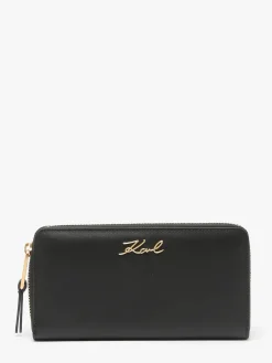 Portefeuille cuir KARL LAGERFELD