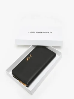 Portefeuille cuir KARL LAGERFELD