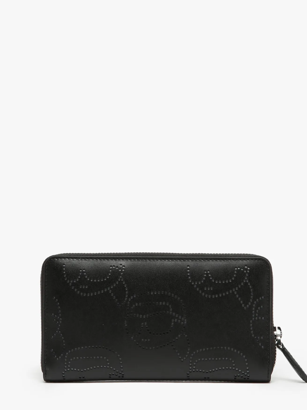 Portefeuille cuir K/Ikonik Perforé cuir KARL LAGERFELD