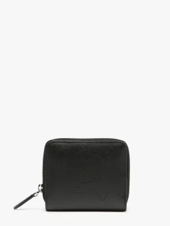Portefeuille K/Ikonik Perforé cuir KARL LAGERFELD
