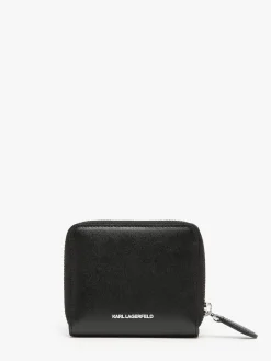 Portefeuille K/Ikonik Perforé cuir KARL LAGERFELD