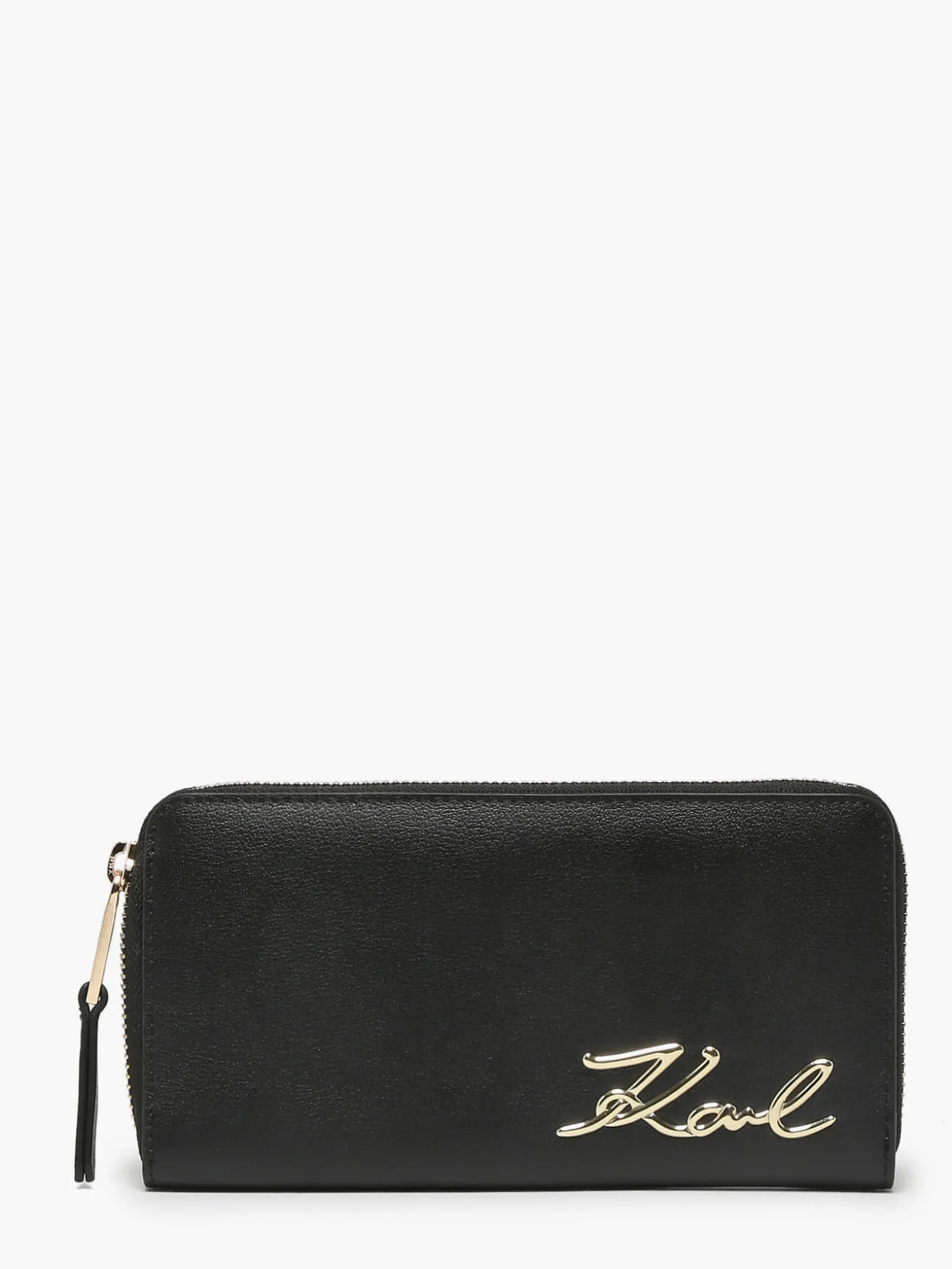 Portefeuille K/Signature cuir KARL LAGERFELD